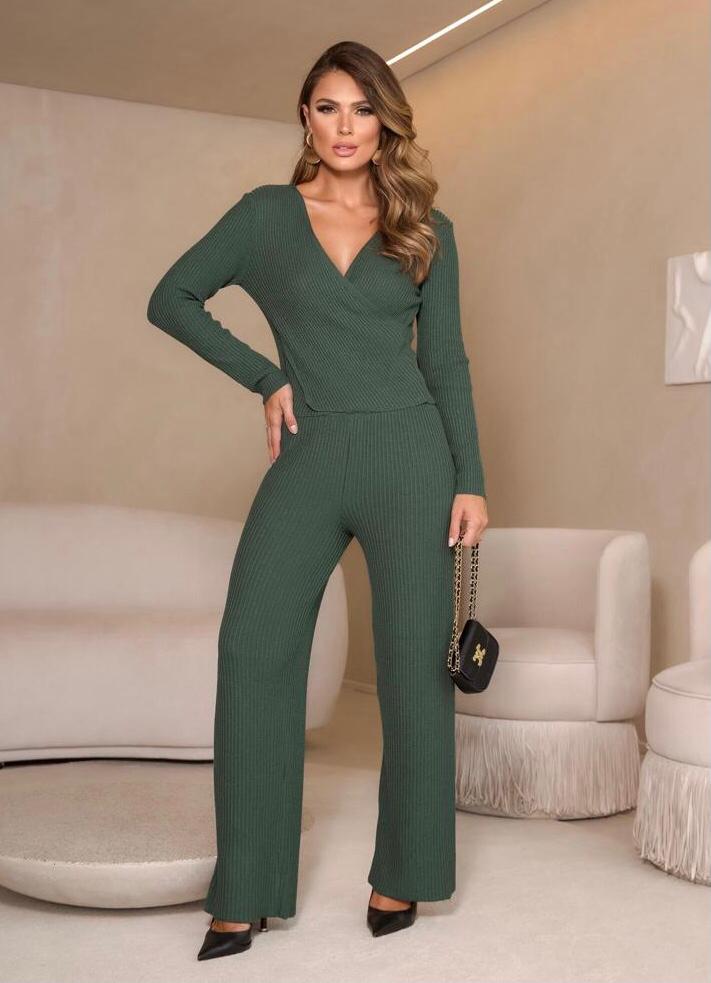 Conjunto Poliana Tricot Canelado - Imagem 2